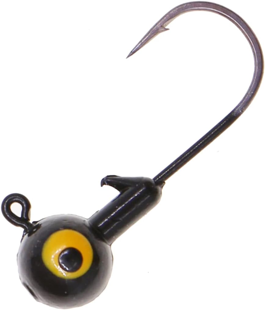 Fishing Lures Jig Heads,Ball Heads 1/32oz-1oz,Sharp Fishing Hooks for Freshwater or Saltwater