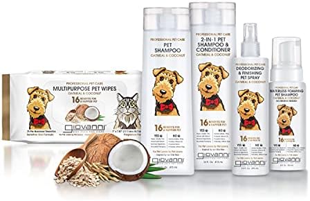GIOVANNI Professional Pet Deodorizing & Finishing Pet Spray, Silkens, 10 oz