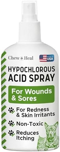 Hypochlorous Acid Spray for Dogs, 4oz - Pet Wound Care & Skin Relief