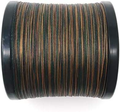 Reaction Tackle Braided Fishing Line - Pro Grade Power Performance for Saltwater or Freshwater Fish - Colored Fishing Line Braid for Extra Visibility