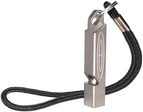 Dog Whistle to Make Dogs Come to You, Emergency Whistle Survival Loud for Women, Metal Whistle with Lanyard, Kayak Whistle Emergency Waterproof for Hikers