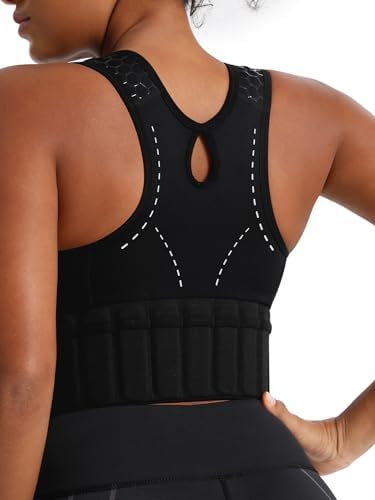 Women's Weighted Vest – a sports bra that fuses fashion with added resistance, designed to increase exercise intensity and boost workout results. Ideal for running and walking.