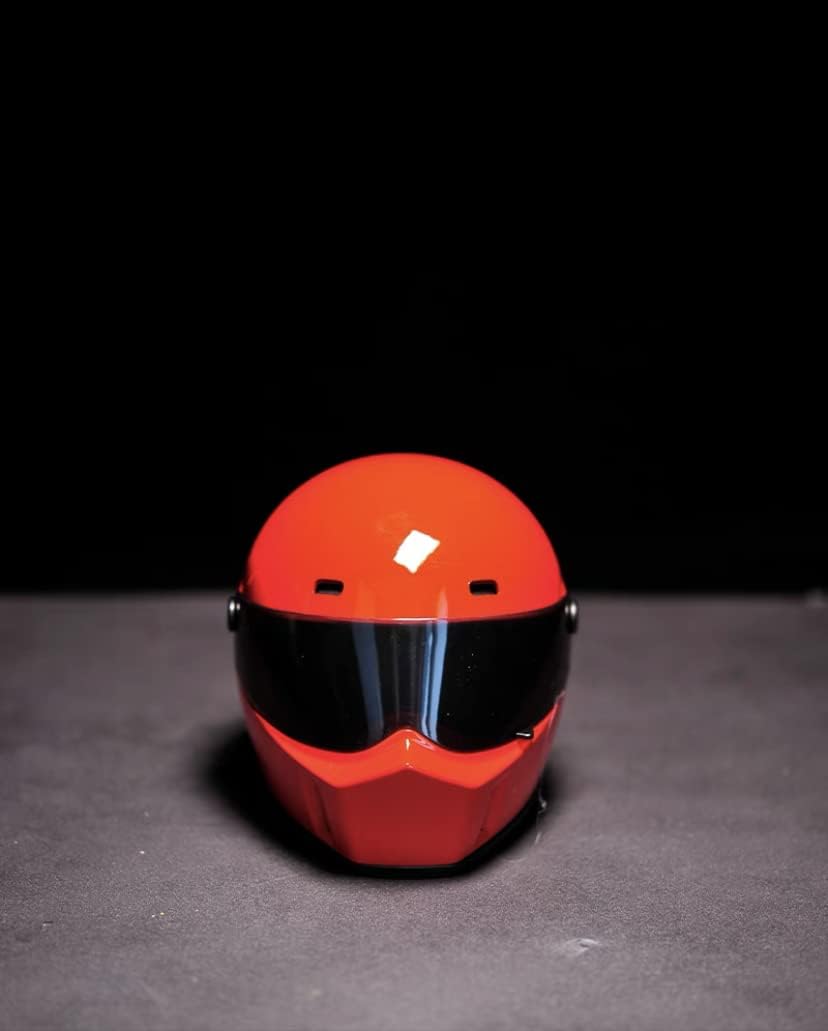 Pet Motorcycle Helmet, Full Face Motorcycle Helmet Outdoor Motorcycle Bike Riding Helmet Hat for Cat Dog Doggie Puppy Kitten Helmet Pet Supplies Racing Car Fan Collectible Small Gift (Red)