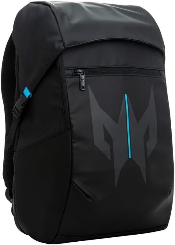 acer Predator Lite Gaming Laptop Backpack - Lightweight 1680D Ballistic Polyester with Water-Resistant Zippers and Ventilated Mesh Back Perfect For Everyday Commuting and Gaming - Fits 15.6" Laptops