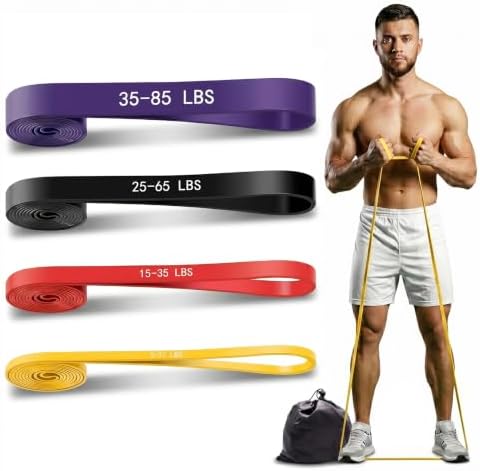 Resistance Bands for Working Out, 4-Level Pull Up Assistance Bands