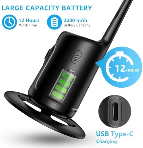 Auto Face Tracking Phone Holder, Auto Tracking Tripod 360° Rotating Cell Phone Mount, Face and Body Tracking Phone Stand, No App Required, Gesture Control and Remote, Rechargeable Battery.（Black）