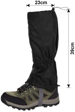 Hiking Gaiters Lightweight Leg Gaiters Snow Gaiters Waterproof Windproof Durable Leg Cover Protect for Mountain Snow, Hiking, Skiing, Walking, Climbing, Hunting