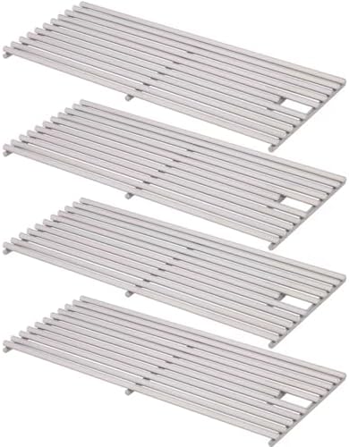 4 Pack 18" x 7-3/8" Heavy Duty 304 Stainless Steel Triangle Solid Rod BBQ Grill Grates Replacement Parts for Blaze Grill 3, 4, 5 Burner Grill Models,5 Models Blaze(BLZ-3,4,4LTE,5,3LTE)