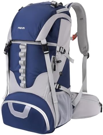 MOSISO 50L Hiking Backpack, Waterproof Camping Backpack