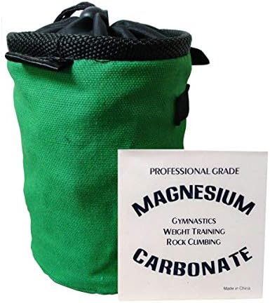 Z ATHLETIC Rock Climbing Chalk Bag & Gym Chalk Ball Combo for Bouldering, Gymnastics, and Weightlifting (2oz Block, Multiple Colors)