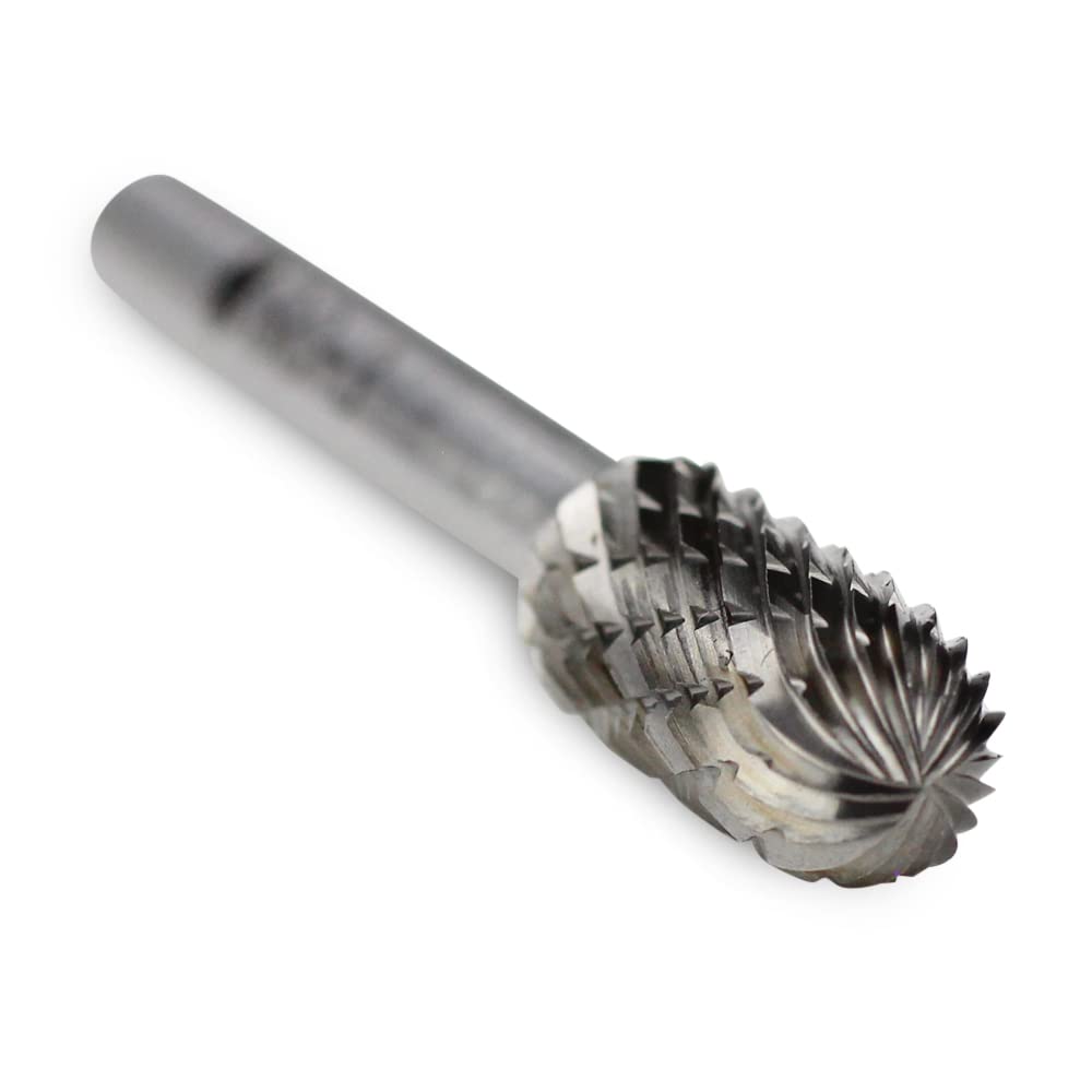 BHA Tungsten Carbide Burr, Double Cut 1/4" Shank