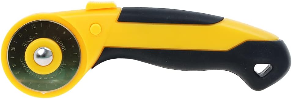 45mm Rotary Cutter for Fabric with 10 Titanium Rotary Blades