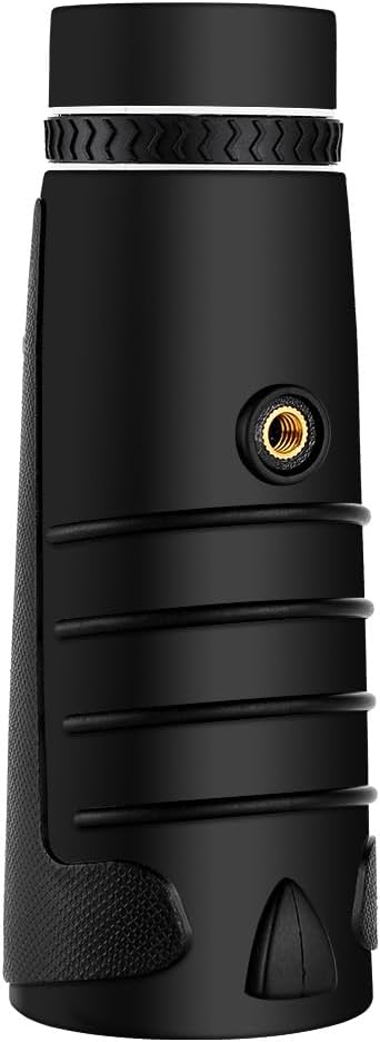 8x42 Monocular Telescope for Adults, Compact HD Monocular with Steady Handheld View, BAK4 Prism FMC Lens, One-Hand Focus Scope with Phone Adapter and Tripod for Bird Watching Hiking Concerts Sports