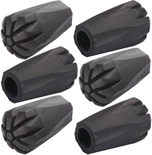 Trekking Pole Accessories Extra Thick and Wear Resisting Rubber Tips Snow Support Mud Support for Hiking Poles for All Common Trekking Poles, Hiking Sticks, Nordic Walking Poles with a Inner Diameter of 11mm/0.43"