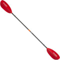 AQUA BOUND Manta Ray Hybrid 2-Piece Posi-Lok™ Kayak Paddle - Carbon Shaft, Fiberglass-Reinforced Nylon Blades with Dihedral Design, Adjustable Offset, High-Angle Performance