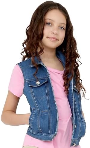 Fun and Function – Denim Weighted Vest for Kids – Sensory Weighted Vest Provides Soothing Weight for Kids with Sensory Issues - Small