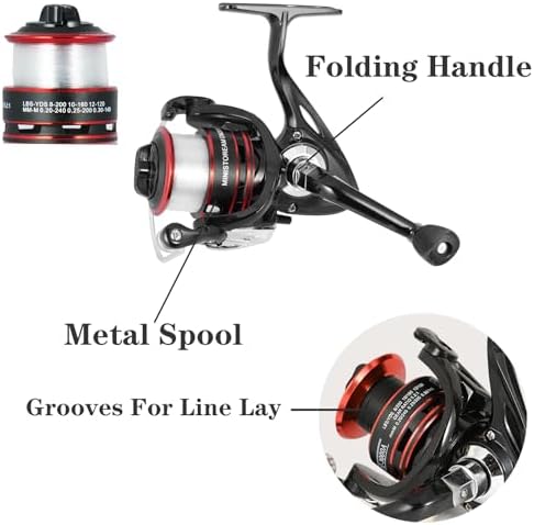 Fishing Pole Combo Set,2.1m/6.89ft 2PCS Collapsible Rods 2PCS Spinning Reels Lures Set Carrier Bag Carbon Fiber Telescopic Fishing Rods Sea Saltwater Freshwater Kit Fishing Rod Reel Combos