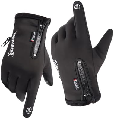 Winter Warm Gloves,Touchscreen Cold Weather Driving Windproof for Men Women
