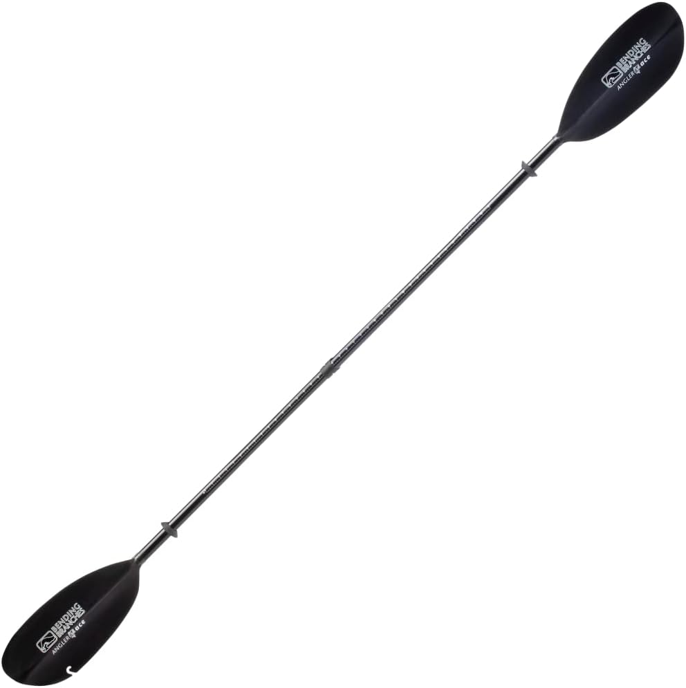 BENDING BRANCHES Angler Ace Versa-Lok™ Carbon Kayak Fishing Paddle – Adjustable Versa-Lok™ Ferrule, Carbon-Reinforced Nylon Blades, Lightweight Carbon Shaft