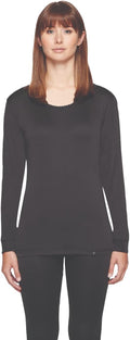 Terramar Women's Thermasilk Pointelle Scoop