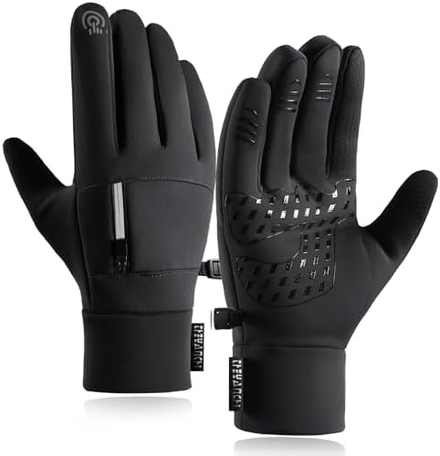 Winter Gloves for Men Women - Waterproof Thermal Glove for Cold Weather, Warm Gloves for Running Cycling