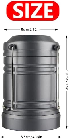 LED Camping Lantern ,Battery Powered Hanging Emergency Lantern for Camping Power Outages,4-Pack