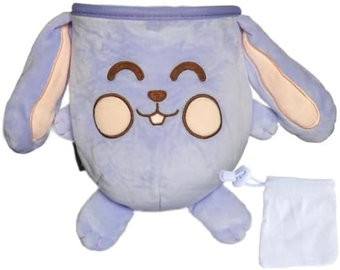 Chalk Bag for Rock Climbing - Bouldering Chalk Bucket with Quick-Clip Belt, Zipper Pocket and Brush Holder (Rabbit)