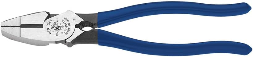 Klein Tools D213-9NETP Lineman's Fish Tape Pulling Pliers, 9-Inch