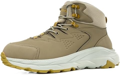 Men‘s Waterproof Hiking Boots, Slip-Resistant All-Terrain Grip