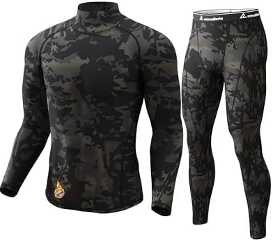 Thermal Underwear for Men Long Johns Base Layer Winter Set