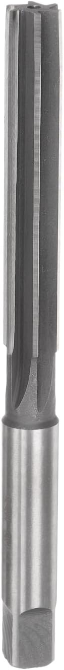 uxcell Hand Reamers, 13mm H8 Metric Reamer Drill Bit for Metal Wood Hole Reaming, Straight Flute High Speed Steel (HSS) Tool
