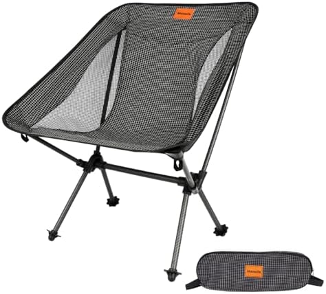 Camping Chair Carbon Fiber 1.6 lbs Ultralight Backpacking,Hiking