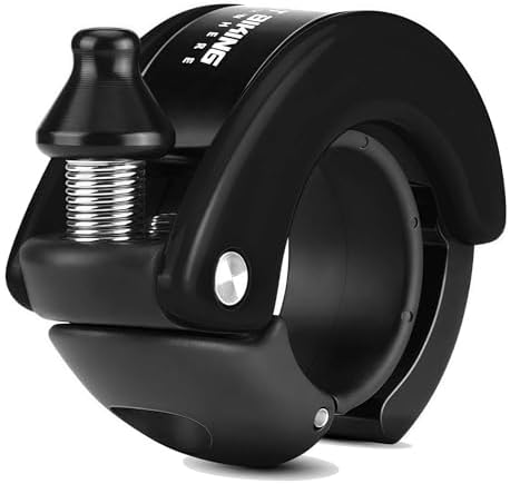 Ultra-Loud Hidden Bike Bell - Ideal for Adults & Kids | 100dB Clear Ring | Fits 22.2mm/0.78in Handlebars | Also for e-Scooters & Walkers ﻿