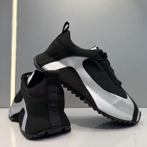 Men's Fashion Sports Running Shoes with Laces - Non-Slip Outdoor Fitness Sneakers for Teenagers - All-Season Versatile Athletic Footwear for Active Lifestyle