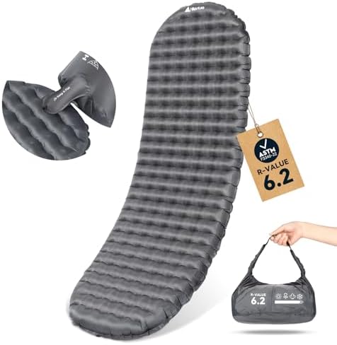 Hikenture R6.2 Insulated Sleeping Pad for Camping
