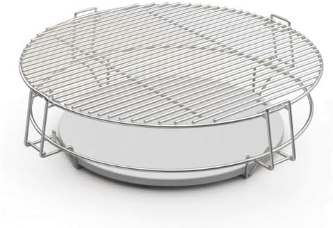 S24 (1-Pack) Cooking Grate System Grilling Accessory for Weber 22" Kettle Grill and Other Similar Size Kettle Grills