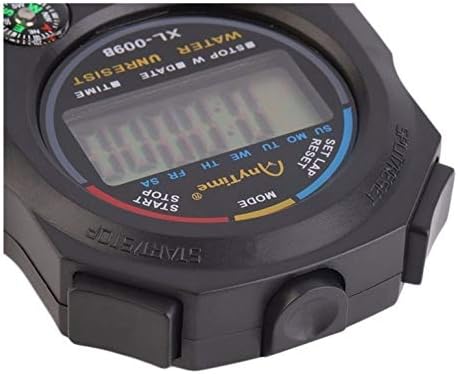 Pgzsy 2 Pack Multi-Function Electronic Digital Sport Stopwatch Timer, Large Display with Date Time and Alarm Function,Suitable for Sports Coaches Fitness Coaches and Referees,Pgzsy
