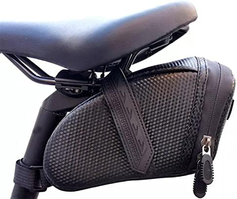 Large Capacity Bike Bicycle Under Seat Wedge Saddle Tail Bag