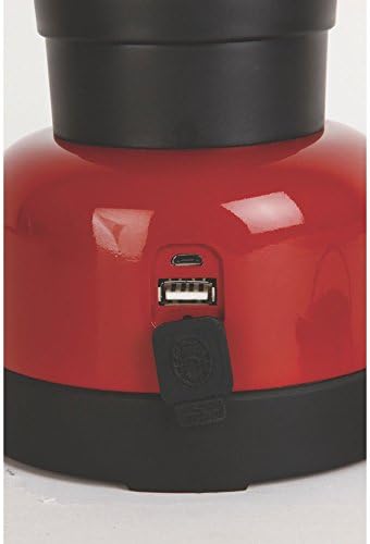 Coleman Classic Rechargeable 400 Lumens LED Lantern, Water-Resistant Lantern with USB Charging Port & Carry Handle, Great for Camping, Power Outage, Emergencies, & Home Use