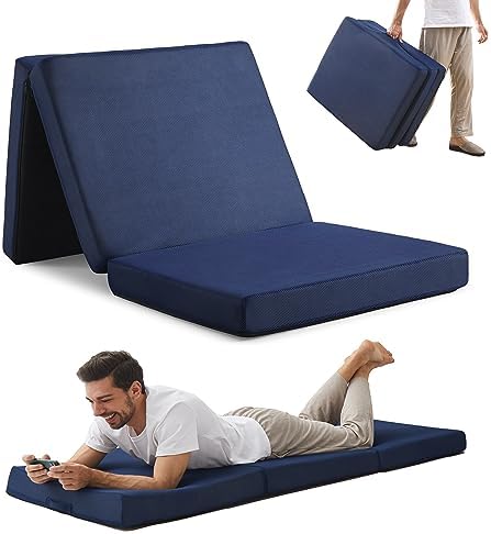 Jamdok Sleeping Mats for Adults,Memory Foam Trifold Mattress