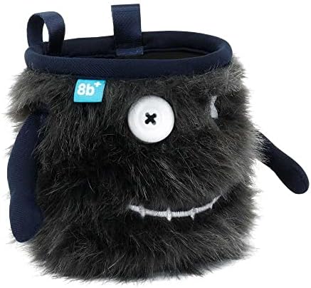 8BPLUS Chalk Bag for Climbing, Bouldering, Belt and Giftbox Included - Wide Opening - Brush Holders, for Left & Right Handers (Helli (Limited Edition))
