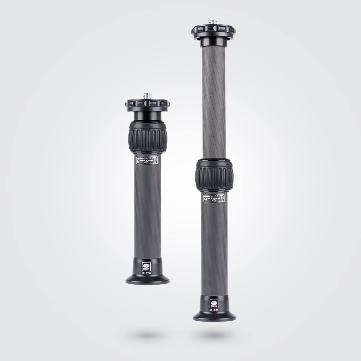 SIRUI SL-200 Carbon Fiber Tripod Extension Pole, Two-Section Center Column Extender for Tripods