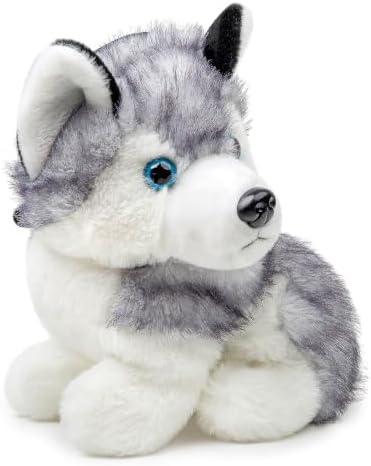 Funny Husky Rock Climbing Chalk Bag, Fun Animal Plush Chalk Bag for for Indoor & Outdoor Climbing for Climbers