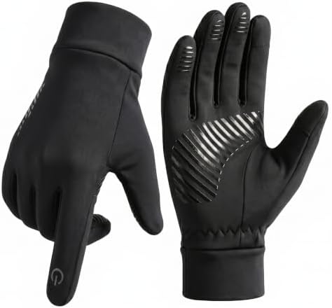 Winter Gloves Men Women: Soft Thermal Touch Screen Running Gloves