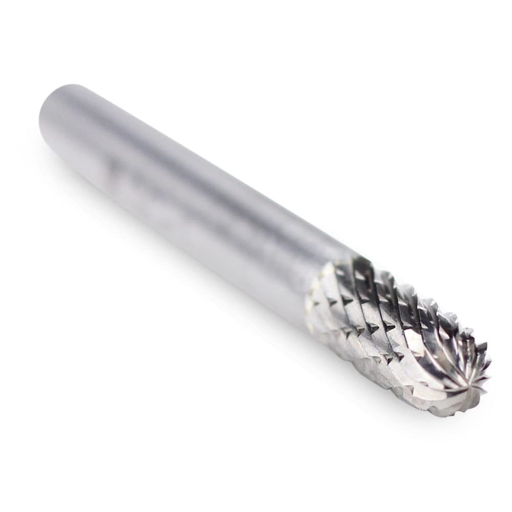 BHA Tungsten Carbide Burr, Double Cut 1/4" Shank
