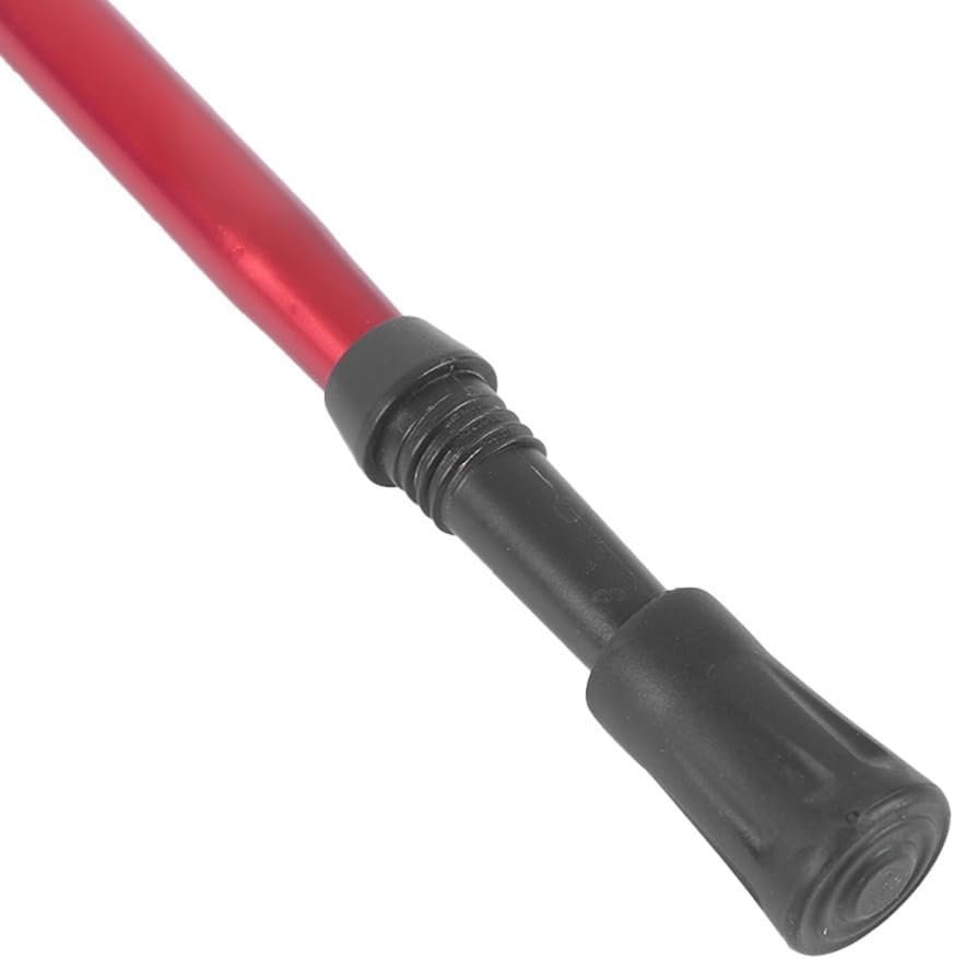 5-Section Collapsible Trekking Pole - Adjustable Aluminum Alloy Walking Stick for Climbing, Camping and Hiking, 110cm Folding Design with Anti-Shock and Non-Slip Grip