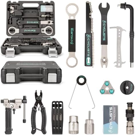 cyclists 17 PCS Bike Tool Kit - Bicycle Repair Tool Set with Storage Case