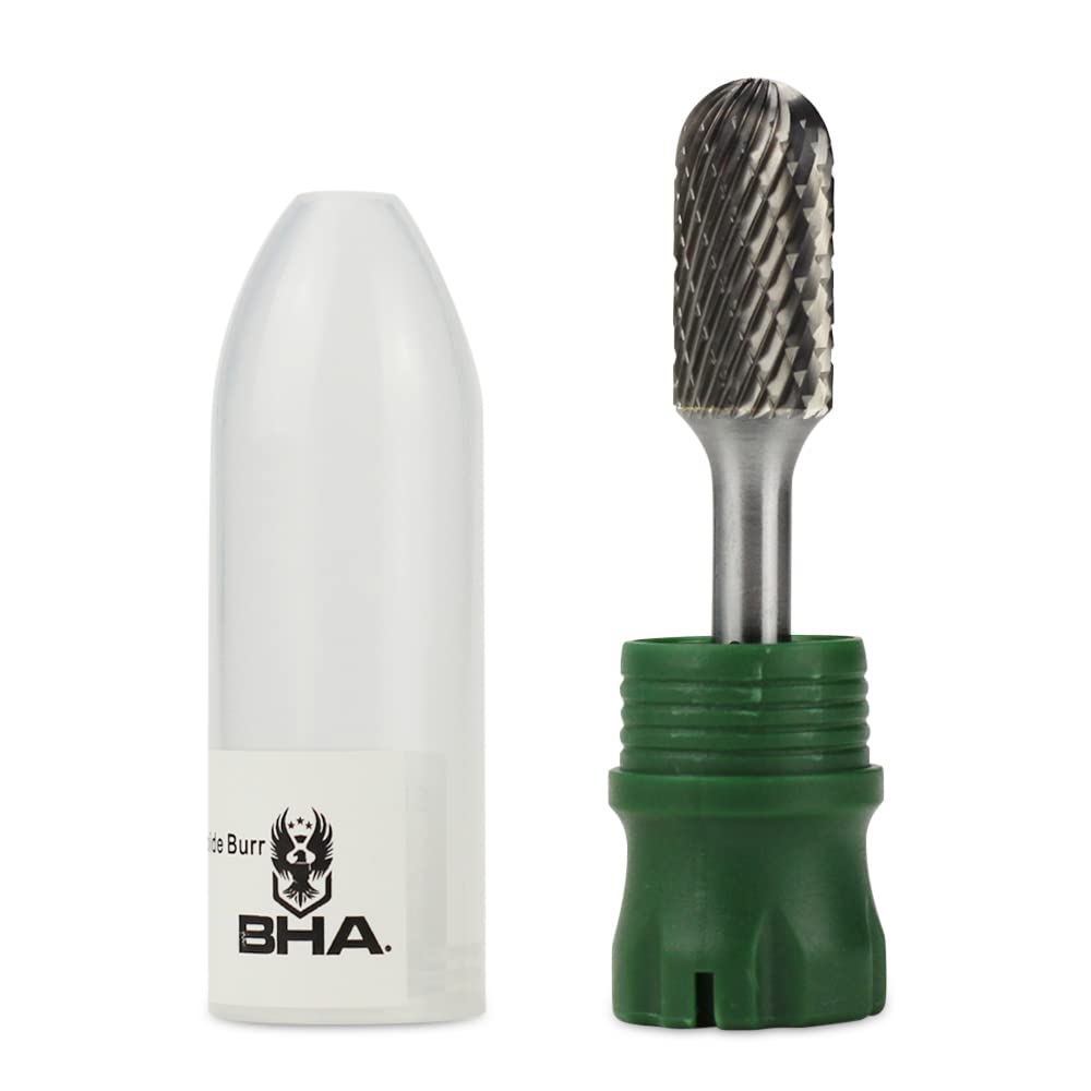 BHA Tungsten Carbide Burr, Double Cut 1/4" Shank