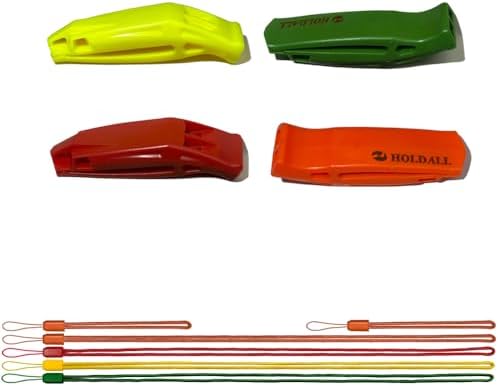 Emergency Safety Whistle with Lanyard, Loud Pea-Less Survival Whistles for Boating Kayaking Life Vest Paddle Board Rescue Signaling.