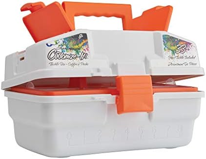 Shakespeare Customize-It Tackle Box, Kids Tackle Box with Tackle Included
